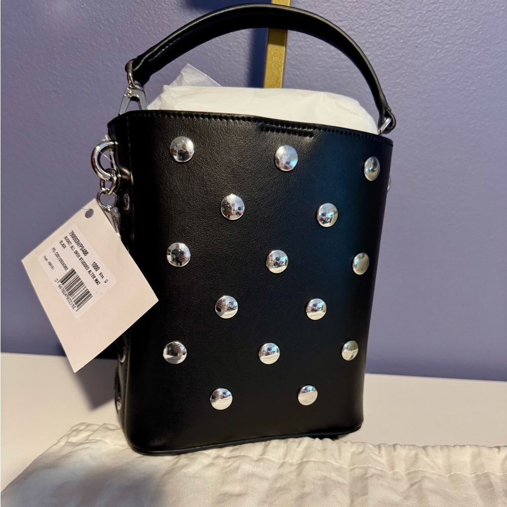 Stella McCartney Studded Black Handbag- NEW